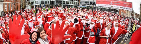Reading Rotary Santa Run